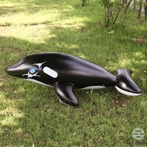 BUyuS튜브(검정/파랑/그레이)-국산 160cm 초대형 돌고래굿딜 브이숍, 색상/160cm 돌고래 회색