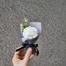프리미엄 미니어처꽃다발 추모꽃 조화꽃다발 추석 성묘꽃 납골당 봉안당 꾸미기, 미니꽃다발2개
