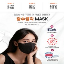 KF94 2D(새부리형) 더 안전한 프리미엄 마스크 광수생각 6컬러 (5매입)100매, 흰색(중형)100매