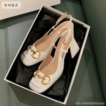 다소미얼 Mar.01 53번 메쉬 프렌치 토오픈 스퀘어 단화 펌프스 앤티크 통굽 샌들Z