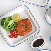 시라쿠스 메이플 정사각접시(대) 22cm 7color, 화이트