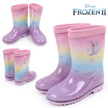 겨울왕국2 엘사 장화 여자 아이 아동 PVC 레인부츠 170-200