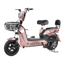 전기 자전거 전동 스쿠터 팻바이크 성인용 출퇴근 미니벨로, 로즈골드, 95km