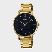 CASIO 카시오 LTP-VT01G-1B 여성 메탈밴드 심플 손목시계