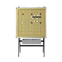대형 바둑판 방송 보드 마느게틱 대형 자석판 복기 해설, 단일사이즈, 9_기본:양면바둑판(13길+19길)