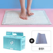 NO세탁 NO가루날림 새롬일회용발매트+ 미끄럼방지매트1개증정 대나무원단 발매트 욕실 주방 현관 발수건 각질 무좀균 당뇨발관리
