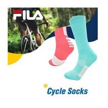 [기타] FILA 휠라 자전거 삭스 반양말, 색상:남성용 파스텔핑크