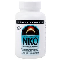 소스내츄럴스 넵튠 크릴 오일 1000mg 소프트젤, 60개입, 1개, 60정