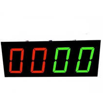 전자 농구 스코어 보드 LED 디지털 전광판 점수 득점, 4인치 (유선)