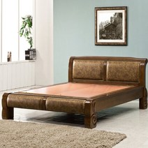 명품의료기 [명품의료기/전국무료배송] 910Q 퀸 한지본적토 흙침대, 브라운