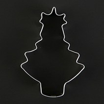 이홈베이킹 스텐쿠키커터 트리별, 단품