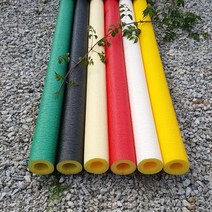 1m 원형 안전폼 가구 기둥 벽 실내놀이터 모서리 보호대 주차장 h빔 보호가드 파이프 보온재, 중형(초록), 1개
