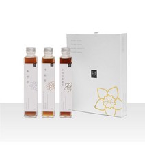 우리꽃연구소 미니꽃청 200ml 3종 선물세트_꽃청 택3종, 상세설명 참조, 04_벚꽃청 200ml/02_장미청 200ml/01_국화청 200ml