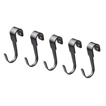 이케아 훌타르프 후크5P 블랙 7x5x1.8cm 스틸파우더코팅, 단품