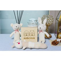 마앤춘 마앤춘 강아지 오가닉 장난감 (곰돌이 토끼) (6626198), 곰돌이