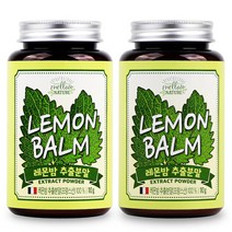 프랑스산 프리미엄 레몬밤 추출 분말, 2개, 110g