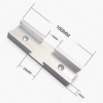 알루미늄 슈트 레일 커넥터 목공 크로스 T-트랙 만들기 도구 전기 원형 톱 턴 오버 테이블, [02] Style B