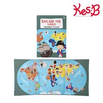 유아 월드투어 마그네틱 세계자석퍼즐지도 이야기퍼즐 놀이, 1