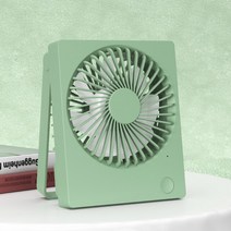 실링팬 조명 우드 거실 천장팬 휴대용 데스크탑 USB 충전식 미니 선풍기 기숙사 음소거 에어 쿨러 테이블 스탠드 사무실 홈 가전 시원한 바람 공기 주입식 소형, [02] Green