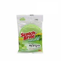 socean 세제없이 사용하는 천연펄프스폰지 아크릴사수세미 기름흡수 수세미 후라이팬세척 다용도수세미 고급식기