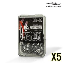 우기마켓 챌리온 CBOX 석조 돌돔 대용량 바늘 5개