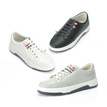 엘칸토 여성용 가죽 경량 스니커즈 3cm LCWS01M14C