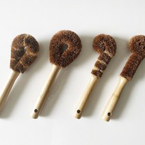 천연 애벌 설거지솔 친환경 코코넛 세척 브러쉬 제로웨이스트샵, 도넛 천연 브러쉬(무늬X)