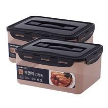 락앤락 뉴 김치통 정석 핑크, 2개, 6.5L
