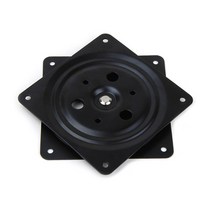 철물의민족 사각회전판 TV회전판 턴테이블 회전판 돌림판 진열장 회전레일, (대)200mm