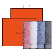 송월타올 명절 선물세트 40수 220g 수건 세트, 1세트, 40수 220g 4매 세트