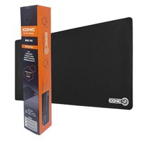 ICONIC - PRO PC GEAR XL 확장 게이밍 마우스 패드/매트 라지 & 와이드 책상 천 마우스패드 스티칭/방수/미끄럼 방지 베이스 (블랙 86.4cm x 35.6cm(, Stealth_4XL 54