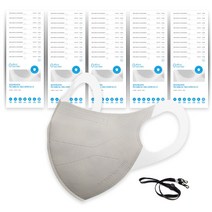 귀 편한 KF94 마스크 에프터백신 새부리형 50매 와이드 귀끈 중형 대형 특대형 화이트 블랙 그레이 보건용 스트랩목걸이, XL특대형 50매×스트랩목걸이, 에프터백신 KF94 그레이