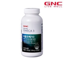 [GNC] 더블 오메가3 600mg 60캡슐(60일분), A