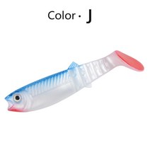 MEREDITH Cannibal Baits 80mm 100mm 125mm 인공 소프트 낚시는 Wobblers 루어 실리콘 쉐이드 웜베이스 미, CHINA_100mm 5pcs, 10 J_03 100mm 5pcs