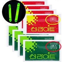 썬라이트 케미3/4mm 5봉지/야간밤낚시/케미, 5개