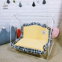 고양이 해먹 탈착 강아지 철공예 콘솔 애견 그네 흔들의자 소형 견태-195421, 옵션02