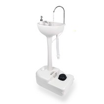 알래스카블랙 휴대용 이동식 세면대 간이 싱크대 캠핑 손세정대 단품, 휴대용세면대 DH7701, 1개