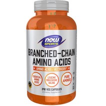 [Now Foods] 나우 푸드 스포츠 BCAA (브랜치드 체인 아미노산) 240 베지캡슐, 1개, 240정