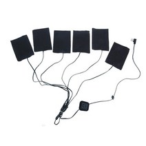 usb 전기요 보조배터리 연결 휴대용 등산 야외 업무 전기세 절감 1 set 자켓 패드 야외 따뜻한 겨울 조끼 패드 하이킹 의류 전기요, c