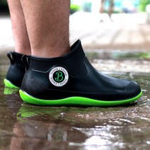 발목 장화 낚시 작업용 농사용 고무 발목장화, 270-275mm(44-45), A 그린