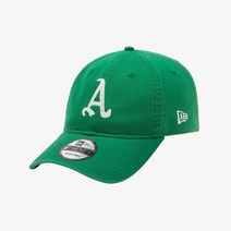 [국내정식매장] 뉴에라 모자 남여공용 MLB 쿠 체인 오클랜드 애슬레틱스 언스트럭쳐 볼캡 그린 13549194