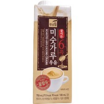 푸르밀 미숫가루 우유 750ml 1개 낱개 꿀이든 6곡 우유