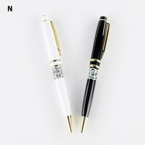 MIU774890금장자개띠볼펜 2종/예공자개볼펜//자개볼펜//선물용펜//문양볼펜//디자인볼펜, 화이트