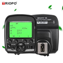 스트로보 카메라 플래시 후레시 프래시Tripo G1 듀얼 TTL inalámbrico gatillo con panorámica LCD 1/8000, 02 For Nikon