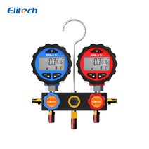 엘리텍 매니폴드 게이지 DMG-3BK 압력 온도 냉매 Elitech