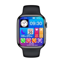 가성비 스마트 워치 와치 울트라 남자 여성 w28 pro x8 max 시리즈 7 Smartwatch 블루투스 통화 날씨 PK zd8 w27 xiaomi 만보기, 02 black