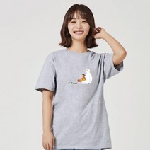 키밍 겨울 낚시 곰 반팔티 데일리 그래픽 여성아웃도어 그래픽맨투맨 오버핏셔츠 흰색맨투맨 부녀커플룩 남