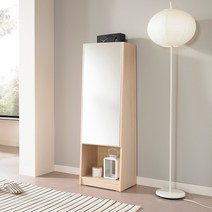 퍼니아트 라움 수납거울 화장대, 오크