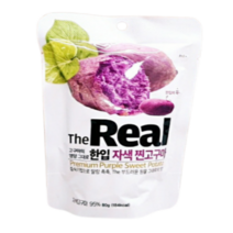 더리얼 한입 자색찐고구마 80g 가족간식 다이어트간식, 1개