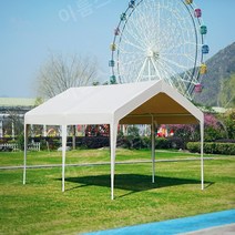 몽골 텐트 캐노피 천막 방수 테라스 접이식 주차 포장마차, 2.8x4